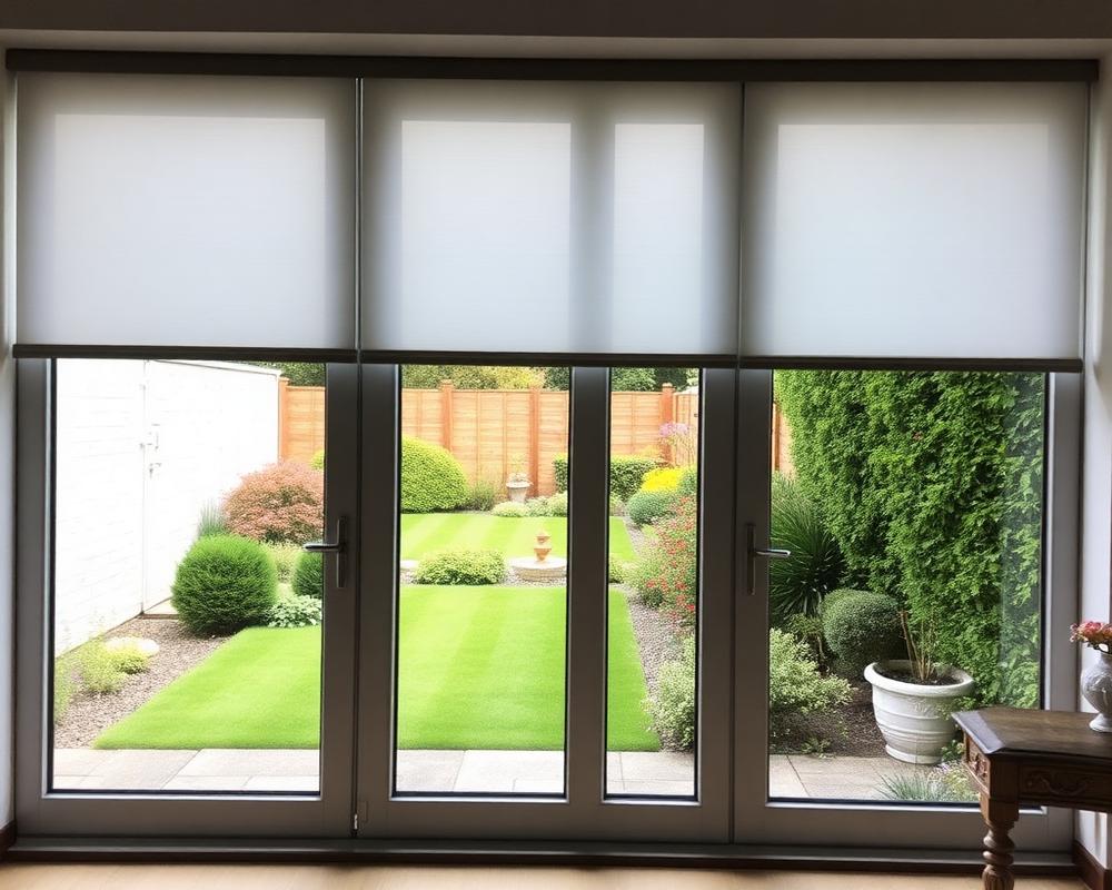 Bi-fold door cassette blinds, Winterton