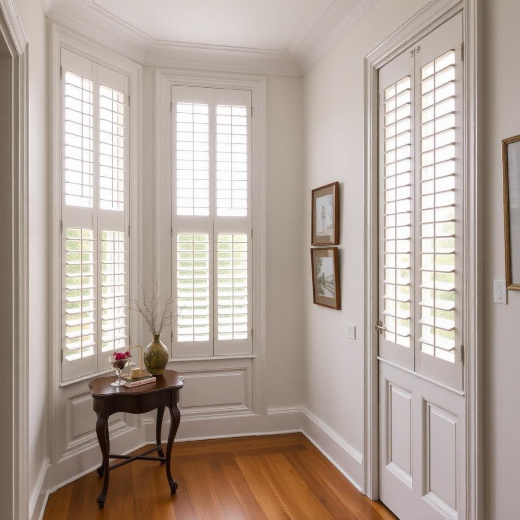 Full-height shutters, Broughton